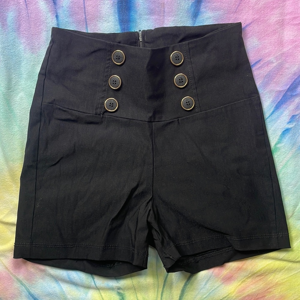 High Waisted Sailor Shorts